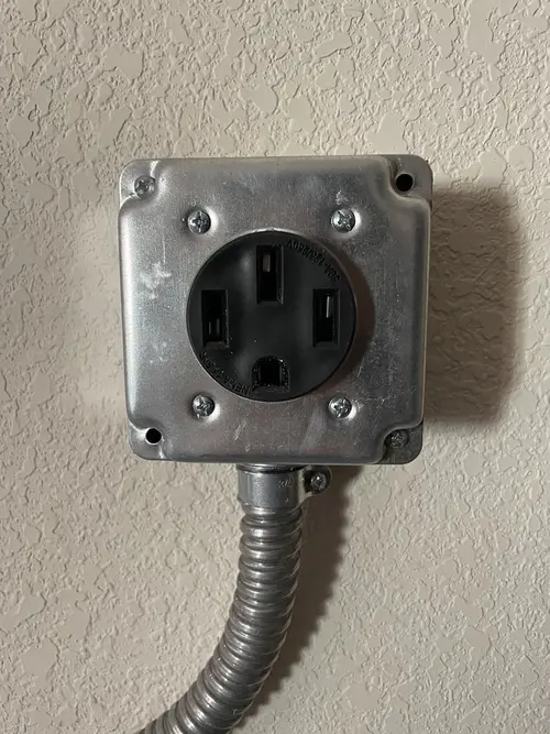 NEMA 14-50 outlet installed for Smart Home Electrical in The Woodlands